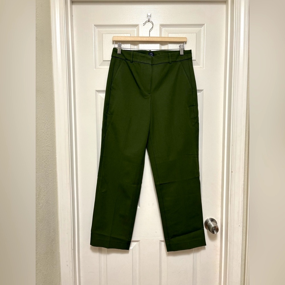 NWT J.Crew Kallie Straight Leg Pant in Green - Picture 5 of 10